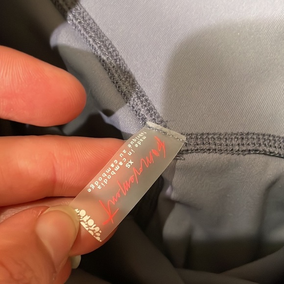 NWT! Free People Wave Rider Twist Ankle Leggings Blue Granite XS - Picture 7 of 12